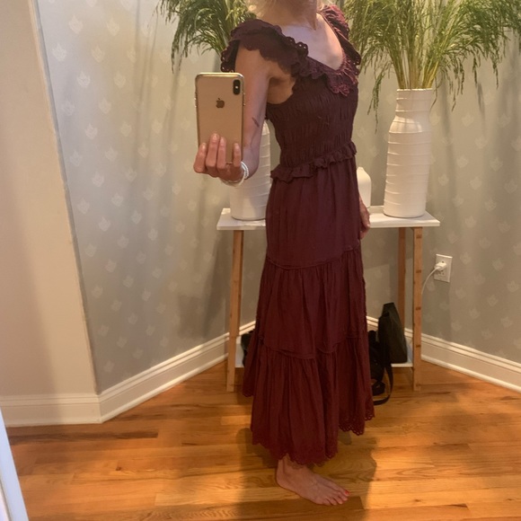 Madewell Lucie Embroidered Cotton Midi Dress - Picture 9 of 10